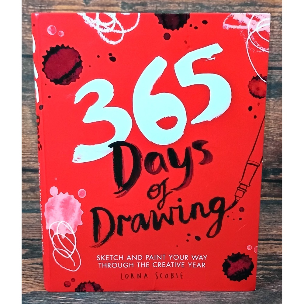 365‎ Days of Drawing Lorna Scobie Art Journal Daily Sketch Paint Book